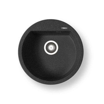 Pyramis 70106911 - Küchenspüle ALAZIA Ø 51 cm Granit/Schwarz