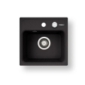 Pyramis 70168201 - Küchenspüle CAMEA MINI 40x40 cm Granit/Schwarz
