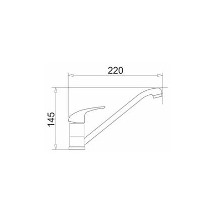 Pyramis 90918401 - Spültischarmatur ASALIA schwarz