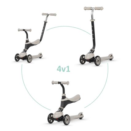 QPlay - 4-in-1 Kinderroller SEMA Beige