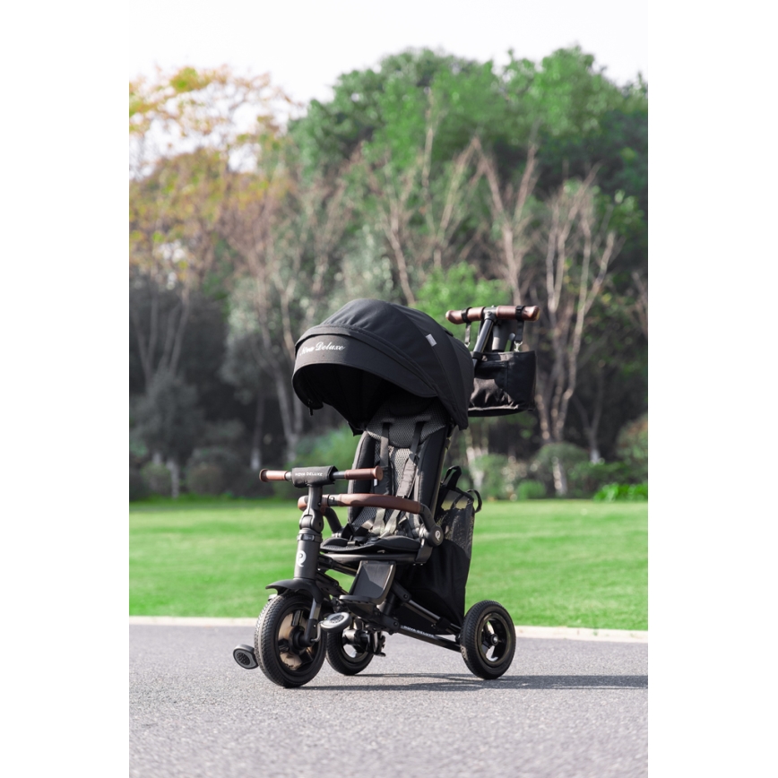 QPlay - 5-in-1-Kinderdreirad NOVA DELUXE schwarz