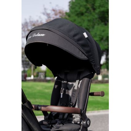 QPlay - 5-in-1-Kinderdreirad NOVA DELUXE schwarz