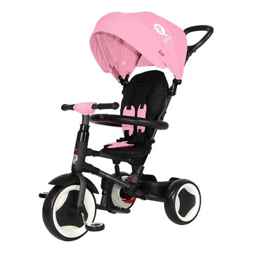 QPlay - Kinder-Dreirad 3-in-1 RITO EVA rosa