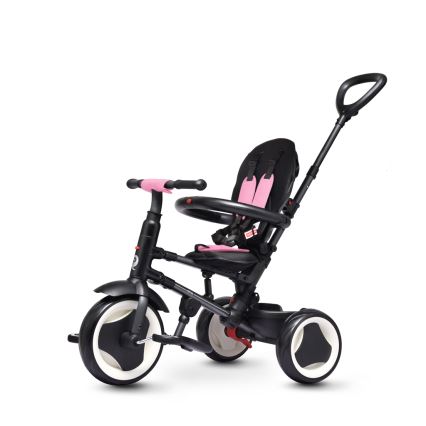 QPlay - Kinder-Dreirad 3-in-1 RITO EVA rosa