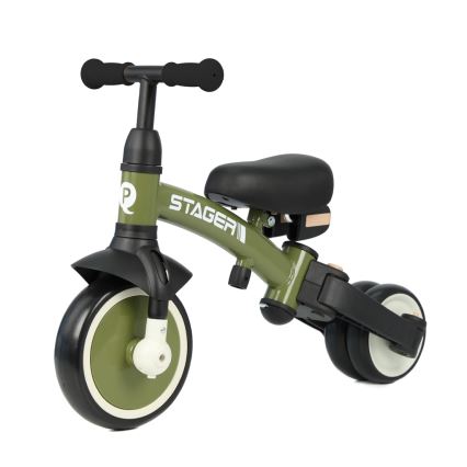 QPlay - Kinder-Dreirad 3-in-1 STAGER, grün