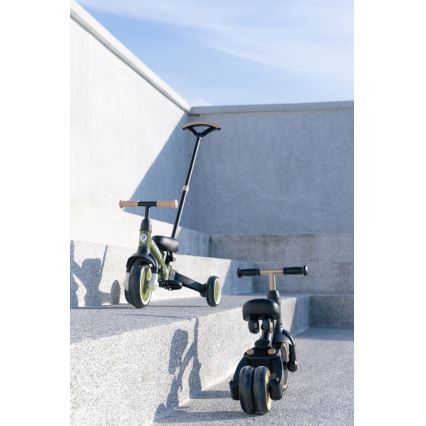 QPlay - Kinder-Dreirad 3-in-1 STAGER schwarz