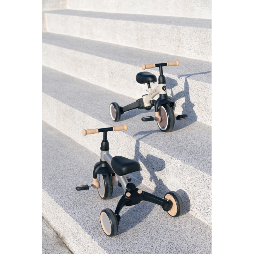 QPlay - Kinder-Dreirad 3-in-1 STAGER schwarz