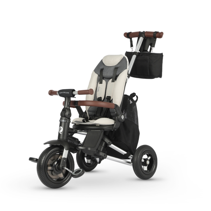 QPlay - Kinder-Dreirad 5-in-1 NOVA DELUXE beige