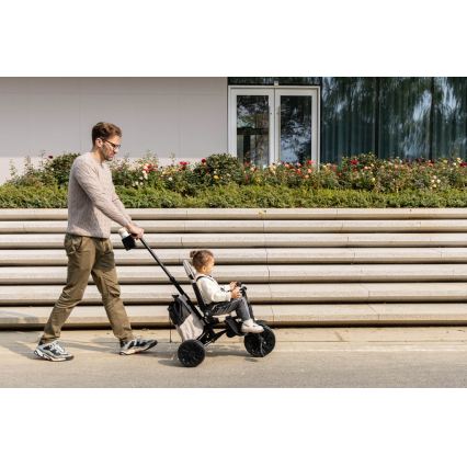 QPlay - Kinder-Dreirad 5-in-1 NOVA MAX, schwarz