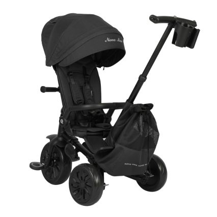 QPlay - Kinder-Dreirad 5-in-1 NOVA MAX, schwarz