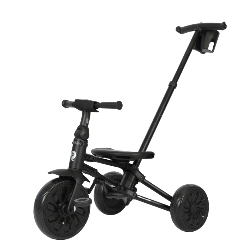 QPlay - Kinder-Dreirad 5-in-1 NOVA MAX, schwarz