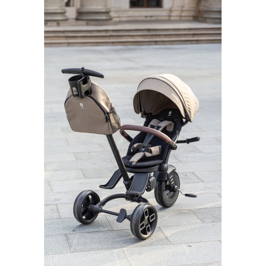 QPlay - Kinder-Dreirad 7-in-1 COMFO MAX beige