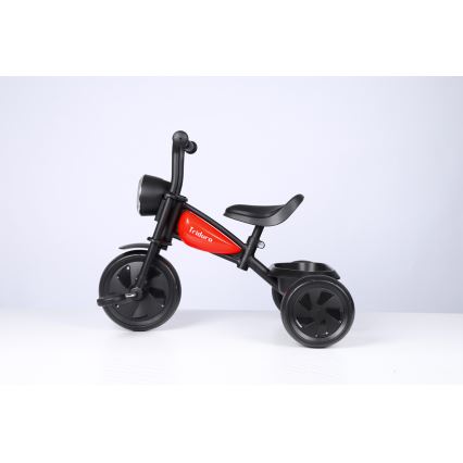 QPlay - Kinder-Dreirad TRIDURO schwarz/rot