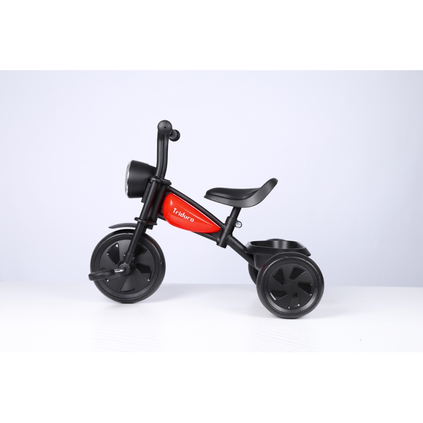 QPlay - Kinder-Dreirad TRIDURO schwarz/rot