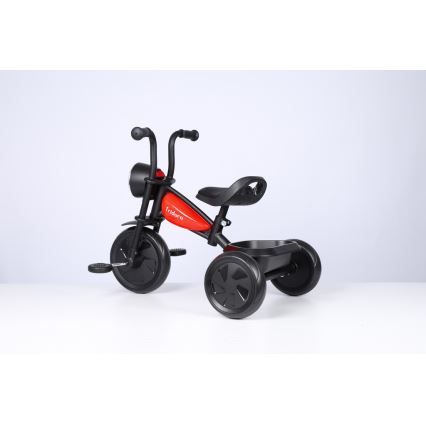 QPlay - Kinder-Dreirad TRIDURO schwarz/rot