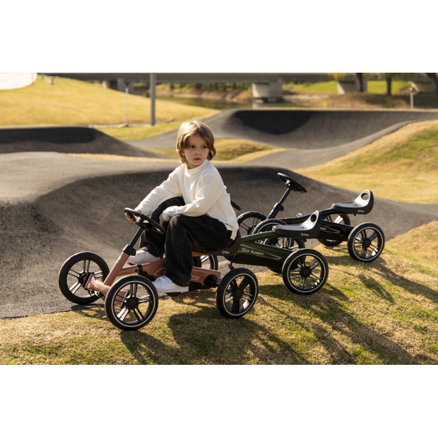 QPlay - Kinder-Quad GO KART grün