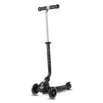 QPlay - Kinder-Scooter mit LED-Rädern 5-in-1 SEMA PRO schwarz