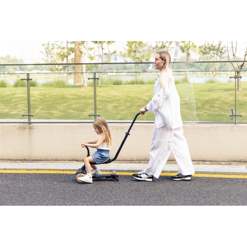 QPlay - Kinderroller mit LED-Rädern 5-in-1 SEMA EVO rosa