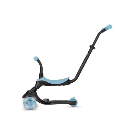 QPlay - Kinderroller SEMA EVO 5-in-1 mit LED-Rädern, blau