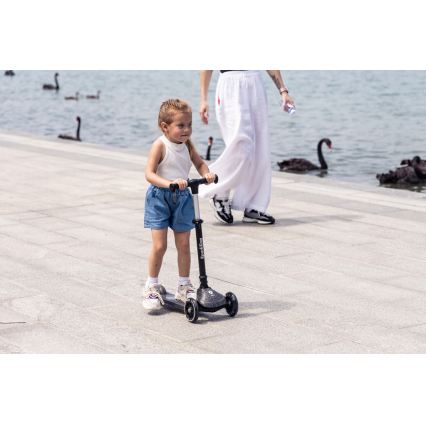 QPlay - Kinderroller SPARKLING mit LED-Rädern, beige