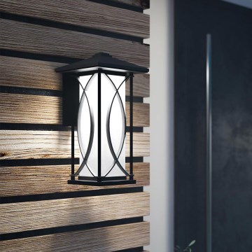 Quintiesse - Außenwandleuchte ASHBERN M 1xE27/60W/230V IP44 schwarz