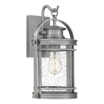 Quintiesse - Außenwandleuchte BOOKER M 1xE27/60W/230V IP44 mattchrom