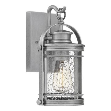 Quintiesse - Außenwandleuchte BOOKER S 1xE27/60W/230V IP44 mattchrom