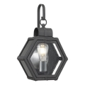 Quintiesse - Außenwandleuchte HEATH S 1xE27/60W/230V IP44 schwarz