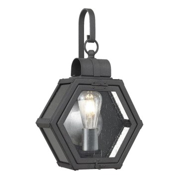 Quintiesse - Außenwandleuchte HEATH S 1xE27/60W/230V IP44 schwarz