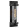 Quintiesse - Außenwandleuchte PEARSON M 1xE27/60W/230V IP44 schwarz
