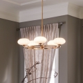 Quintiesse - LED Bad-Deckenleuchte an Stange PIM 5xG9/3W/230V, Ø 71,1 cm, IP44, goldfarben