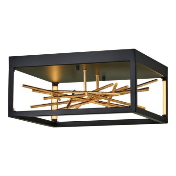 Quintiesse - LED Deckenleuchte STYX LED/8W/230V schwarz/gold