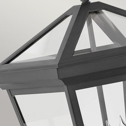 Quintiesse - Außenwandleuchte ALFORD L 3x E14/40W/230V, IP44, schwarz