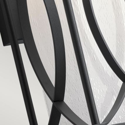 Quintiesse - Außenwandleuchte ASHBERN M 1xE27/60W/230V IP44 schwarz