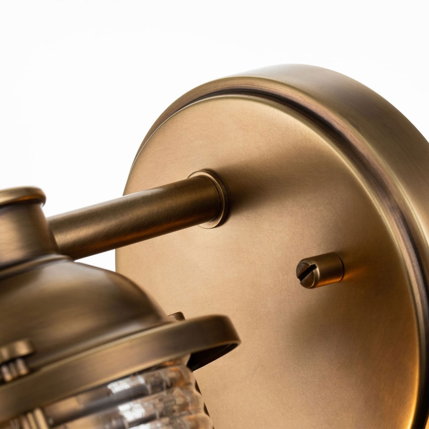 Quintiesse - Außenwandleuchte ASHLAND BAY 1xE27/60W/230V IP44 bronzefarben