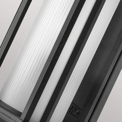 Quintiesse - Außenwandleuchte CASTELLE M 1xE27/60W/230V IP44 schwarz