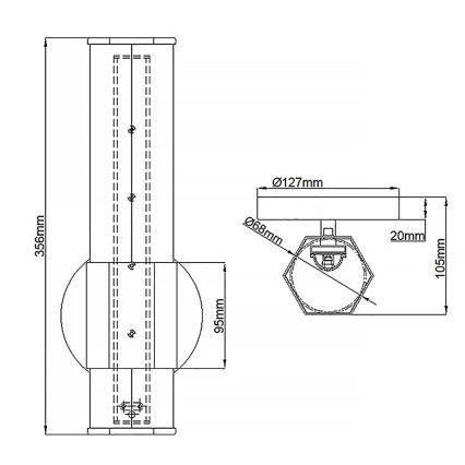 Quintiesse - LED-Badezimmer-Wandleuchte FACET LED/12W/230V IP44 goldfarben