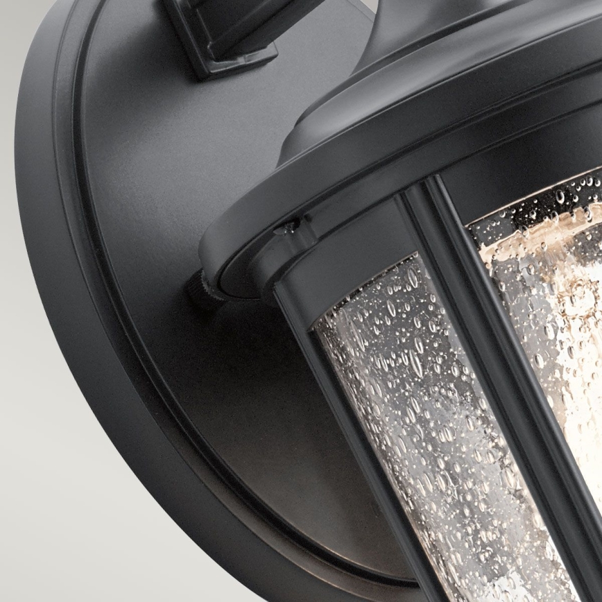 Quintiesse - Außenwandleuchte FAIRFIELD M 1xE27/60W/230V IP44 schwarz