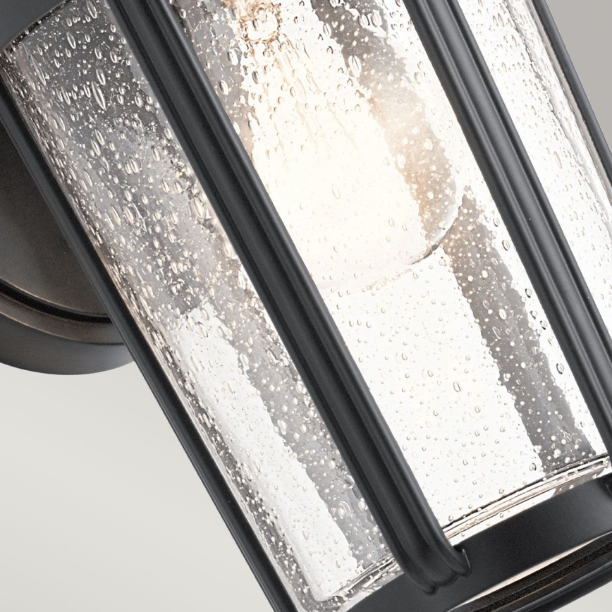 Quintiesse - Außenwandleuchte FAIRFIELD M 1xE27/60W/230V IP44 schwarz