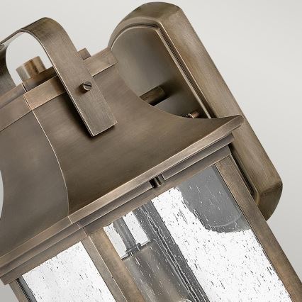 Quintiesse - Außenwandleuchte GRANT M 1xE27/60W/230V IP44 bronzefarben