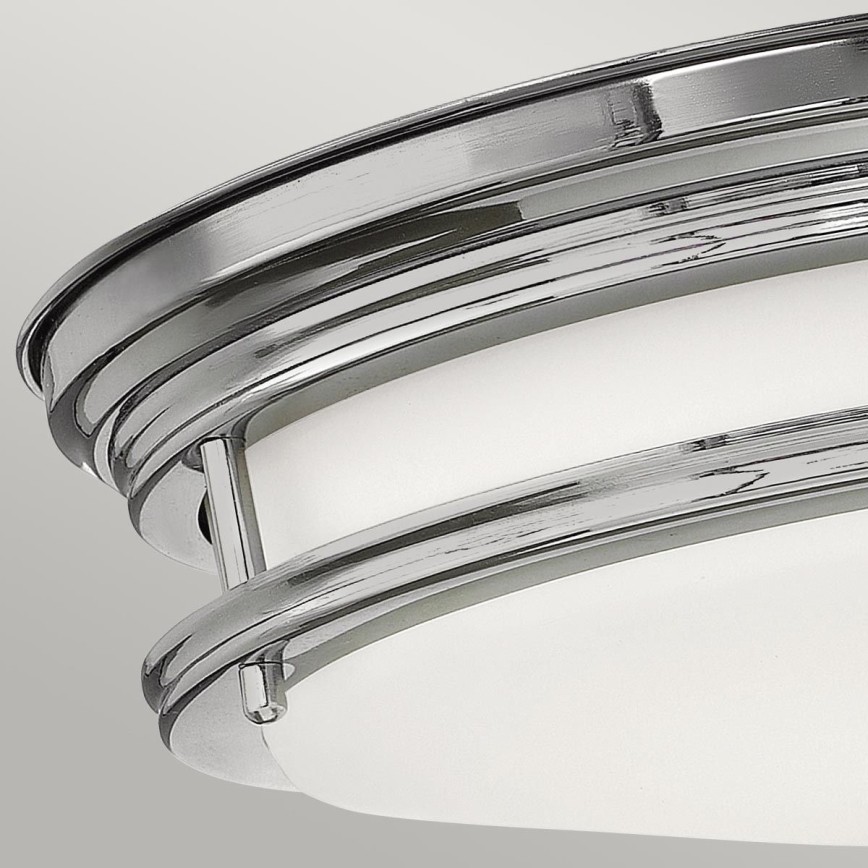 Quintiesse - Außen-Deckenleuchte HADRIAN 2xE27/40W/230V Ø 27,8 cm IP44 glänzender Chrom