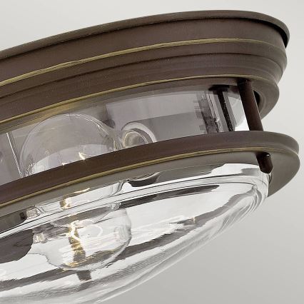 Quintiesse - Außen-Deckenleuchte HADRIAN 2xE27/40W/230V Ø 27,8 cm IP44 Bronze