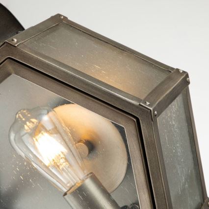 Quintiesse - Außenwandleuchte HEATH M 1xE27/60W/230V IP44 bronze