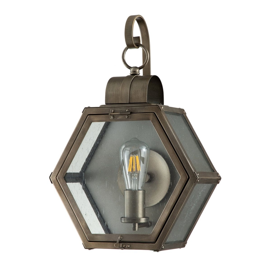 Quintiesse - Außenwandleuchte HEATH M 1xE27/60W/230V IP44 bronze