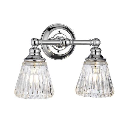 Quintiesse - LED Badezimmer-Wandleuchte KEYNES 2xG9/3W/230V IP44 glänzender Chrom