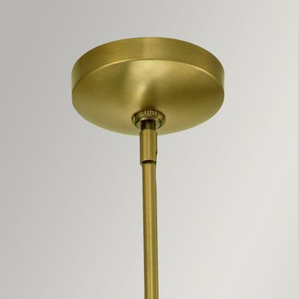 Quintiesse - Pendelleuchte mit Stange KIMROSE 1xE27/60W/230V, Ø 17,8 cm, goldfarben