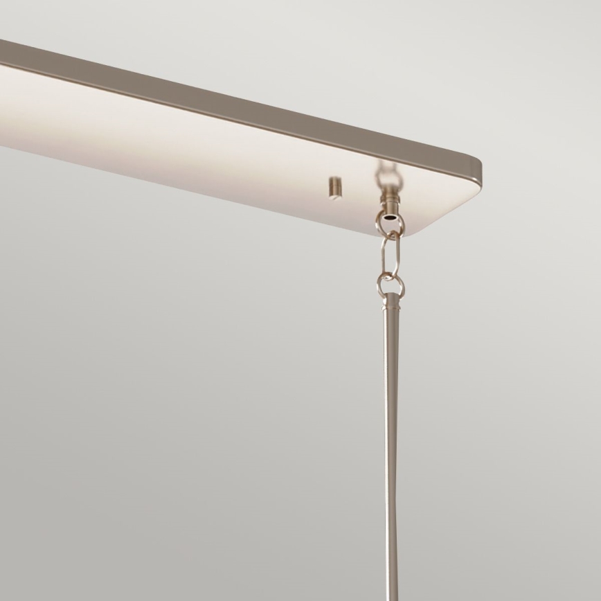 Quintiesse - Pendelleuchte mit Stange KIMROSE 10xE14/40W/230V glänzender Chrom