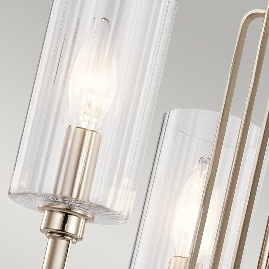 Quintiesse - Deckenleuchte mit Stange KIMROSE 3xE14/40W/230V Ø 45,9 cm glänzender Chrom