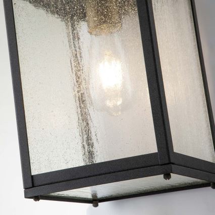 Quintiesse - Außenwandleuchte LAHDEN M 1xE27/60W/230V IP44 schwarz/gold