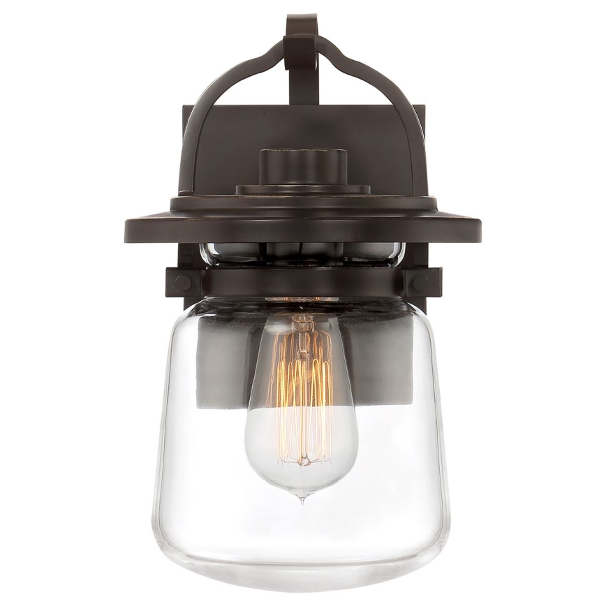 Quintiesse - Außenwandleuchte LASALLE S 1xE27/60W/230V IP44 bronzefarben